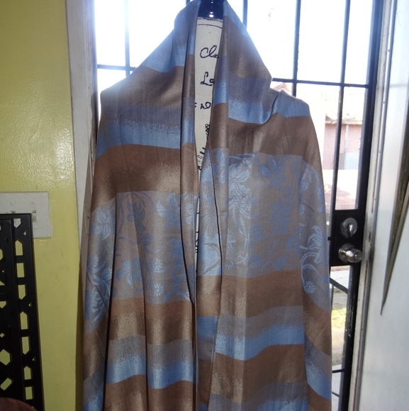 Set 3 pieces scarf women color green pink new - Picture 3 of 7